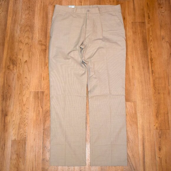 NWT Ashworth Tan Golf Pants‎ Sz 38 - Picture 1 of 11